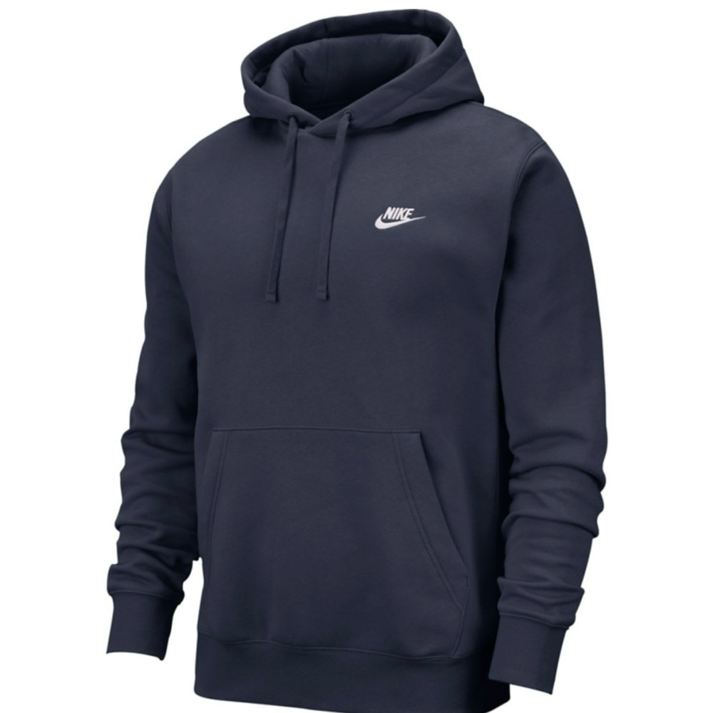 Nike Men's Sportswear Club Fleece Hoodie - Navy